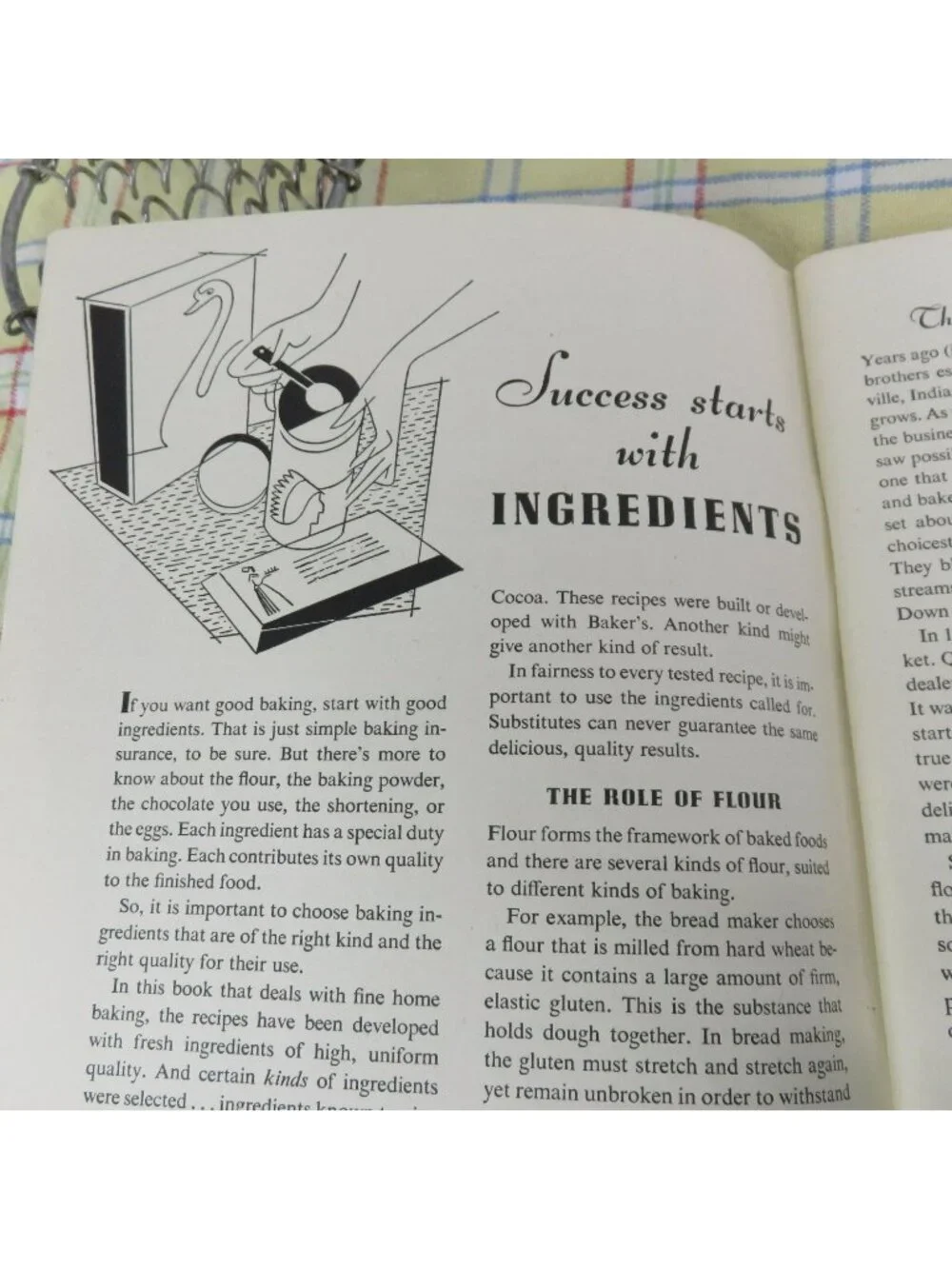 Learn to Bake Cookbook 1947 General Foods Cake Pastry Muffin Cookie Recipes